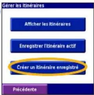 GARMIN iQue 3000 - Creation et enregistrement d'un nouvel itinétaire - 2