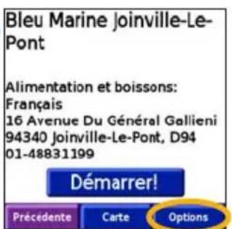 GARMIN iQue 3000 - Enregistrement d'un lieu - 3