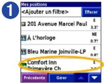 GARMIN iQue 3000 - Modification de lieux enregistrés - 1