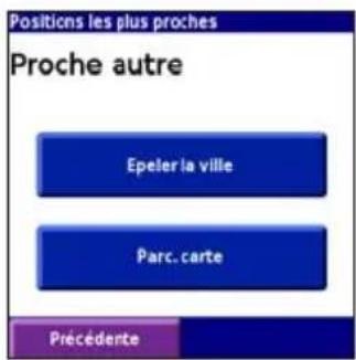 GARMIN iQue 3000 - Recherche d'un lieu à proximité d'un autre - 5