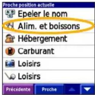 GARMIN iQue 3000 - Recherche d'un restaurant - 3