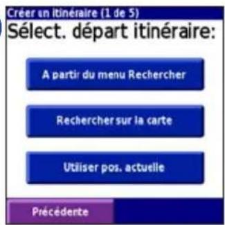 GARMIN iQue 3000 - Creation et enregistrement d'un nouvel itinétaire - 4