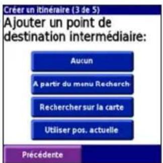 GARMIN iQue 3000 - Creation et enregistrement d'un nouvel itinétaire - 8