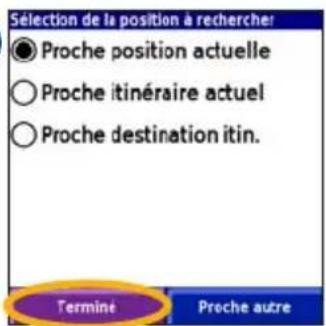 GARMIN iQue 3000 - Recherche d'un lieu à proximité d'un autre - 4