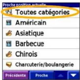 GARMIN iQue 3000 - Recherche d'un restaurant - 4
