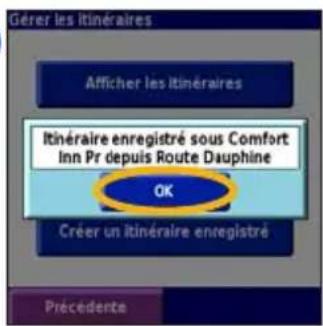 GARMIN iQue 3000 - Enregistrement d'un itinéraire - 7
