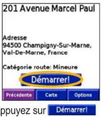 GARMIN iQue 3000 - Recherche d'une adresse - 12