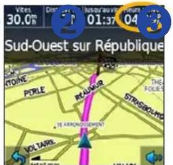 GARMIN iQue 3000 - Ajout d'étapes à votre itinétaire - 2