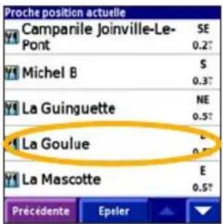GARMIN iQue 3000 - Recherche d'un restaurant - 5