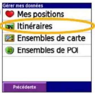 GARMIN iQue 3000 - Enregistrement d'un itinéraire - 3