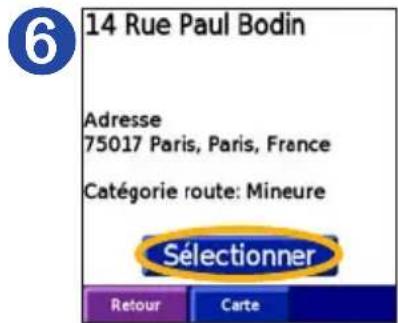 GARMIN iQue 3000 - Attribution d'une position GPS - 6