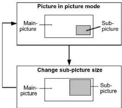 JVC LT23X576 - P ressite SIZE button to change the sub-picture size - 1