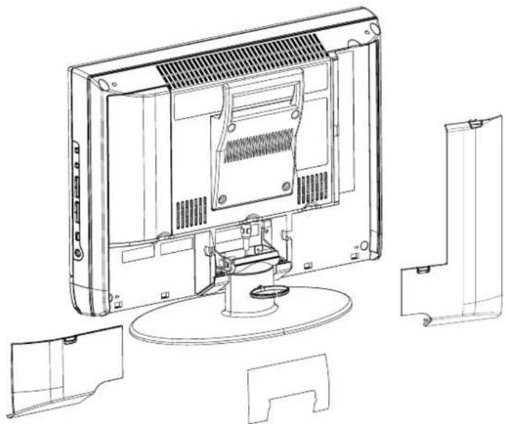 JVC LT23X576 - Remove the terminal cover - 1
