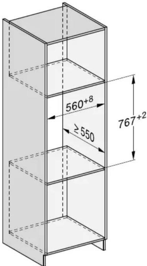 MIELE ESW 7120 - Appareil combiné pour niche d'une hauteur de 45 cm - 1