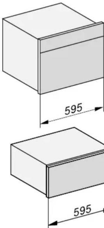MIELE ESW 7120 - Appareil combiné pour niche d'une hauteur de 45 cm - 2