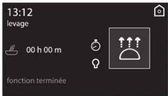 13:12 Levage 00 h 00 min Fonction terminée