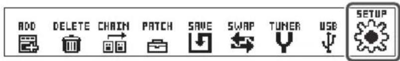 ZOOM G5n - Réglage du clignotement de la LED TAP - 1