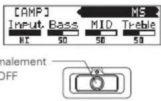 ZOOM G5n - Commutation ON/OFF des effets - 2
