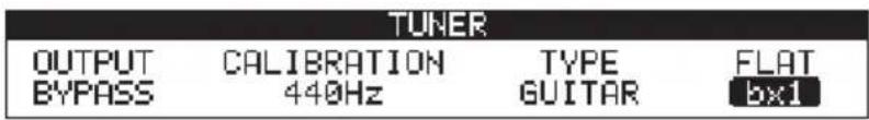 ZOOM G5n - ■ Emploi d'un flat tuning - 5