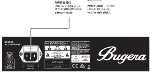 Bugera V22HD Infinium - BUGERA V55 INFINIUM/V55HD INFINIUM/V22 Infiniu M/V22HD infinium controls - 1