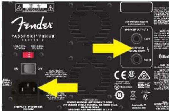 FENDER Passport Venue Series 2 - NASTAVITEV SISTEMA - 4