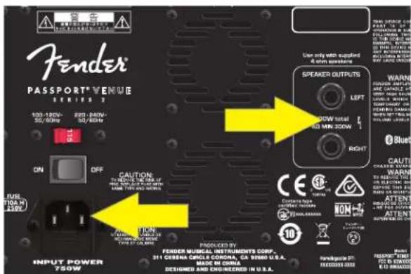 FENDER Passport Venue Series 2 - Mise en céuvre du systeme - 4