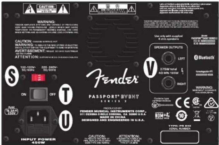FENDER Passport Event Series 2 - TYLNY PANEL - 1