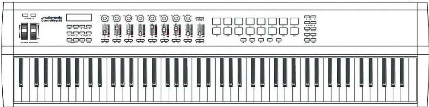 Swissonic ControlKey 88 - Connexions et éléments de commande - 3