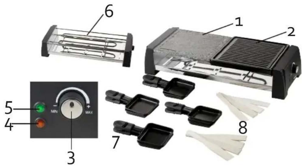 DOMO DO9190G - PARTS - 1