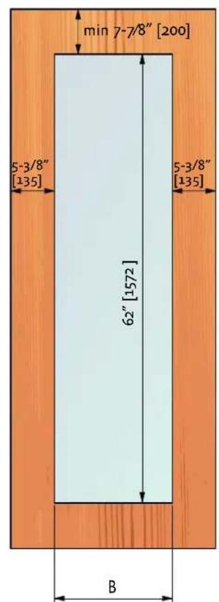 Hestan KRPR36YW - PANEL DIMENSIONS KFC - OV, KRC - OV AND KWG - OV - 3