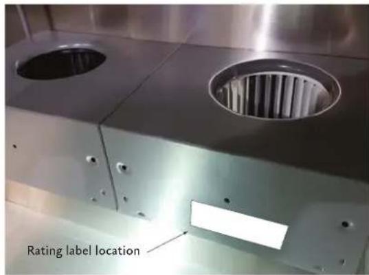 Hestan KVC36OR - RATING LABEL - 2