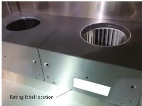 Hestan KVC42WH - PLAQUE SIGNALÉTIQUE - 1