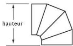Hestan KVP36GG - Coude et hauteurs de transition - 1
