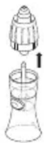 OMRON C102 Total - Préparation de la douche nasale - 2