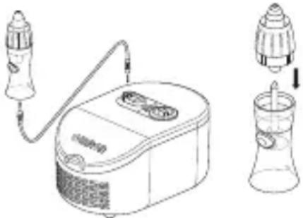 OMRON C102 Total - Préparation de la douche nasale - 3
