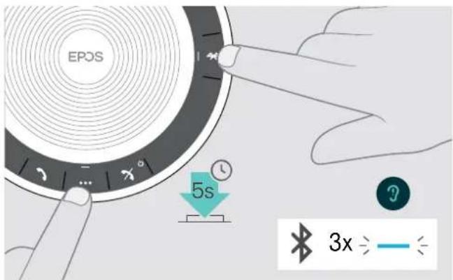 SENNHEISER EXPAND SP 30 - Effacer la liste d'appairage du speakerphone - 1