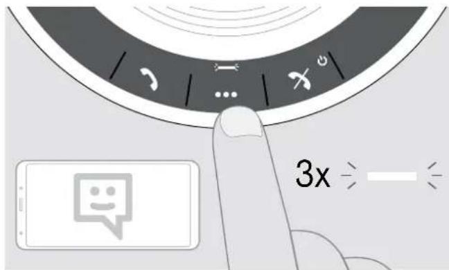 SENNHEISER EXPAND SP 30 - Utiliser l'assistant vocal / numérotation vocale - 1