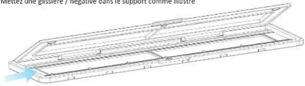 Veho Smartfix - Insérer des diapositives ou des négatifs dans le support - 2