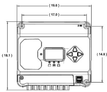 Morningstar EcoBoost MPPT - DIMENSIONES (centimetros) - 1