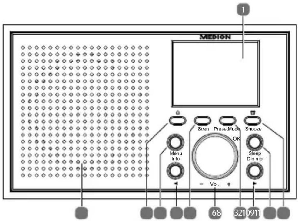 MEDION LIFE P66099 (MD 43954) - Vista anteriore - 1