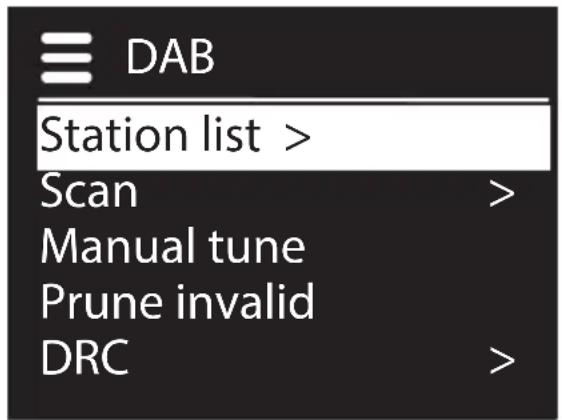 MEDION LIFE P85025 (MD 86955) - Menu principal en mode Radio DAB - 1