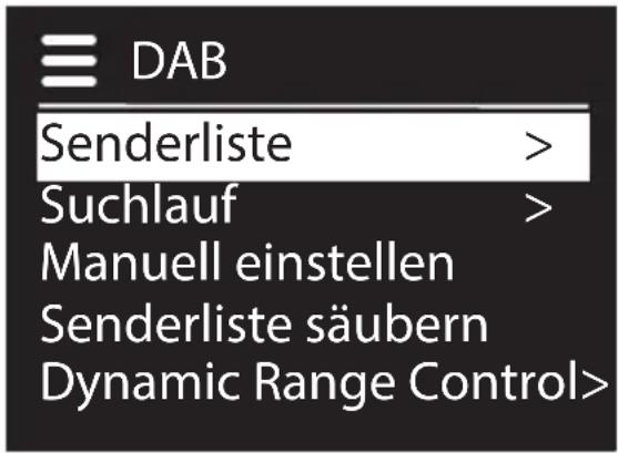 MEDION LIFE P85025 (MD 86955) - Hauptmenü im DAB-Radiomodus - 1