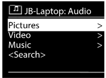 MEDION P85295 (MD 88295) - Sezione di file audio alla rete - 1