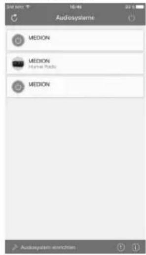 MEDION P85295 (MD 88295) - Verwendend der App - 2