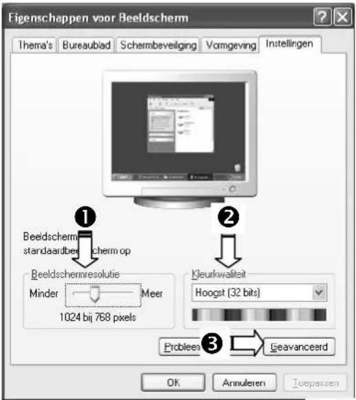 MEDION Akoya P54160 (MD 20360) - Beeldscherminstellingen onder Windows XP - 1