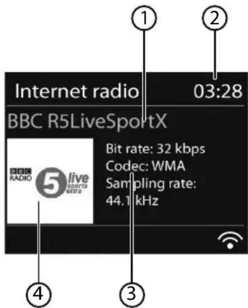 MEDION E85038 (MD 87238) - Connection to an Internet radio station/a podcast - 1