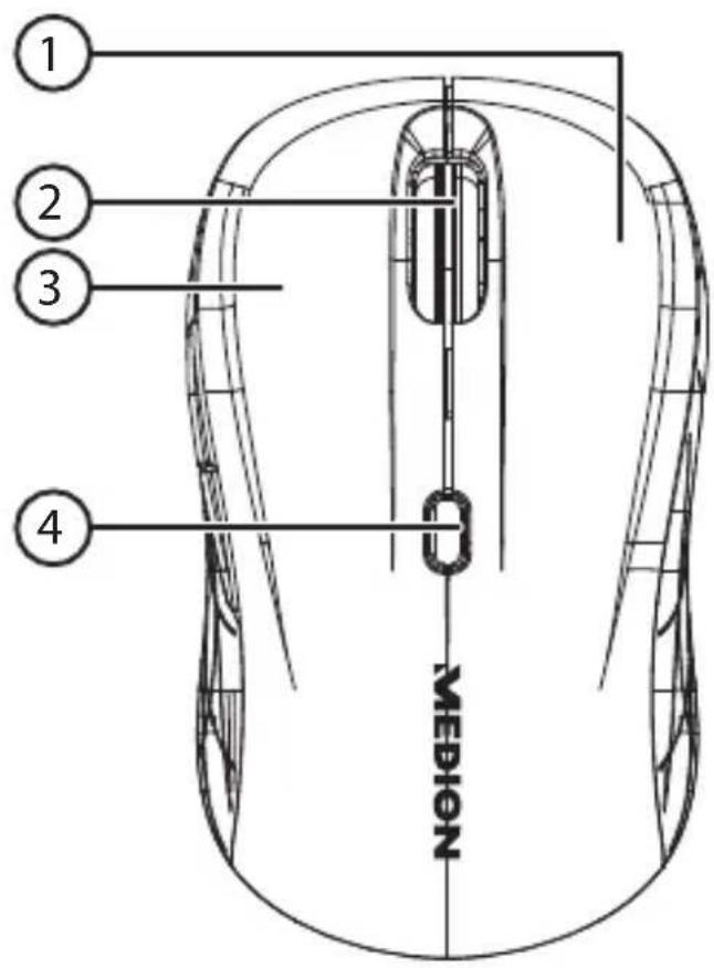 MEDION E83051 (MD 87360) - Top - 1