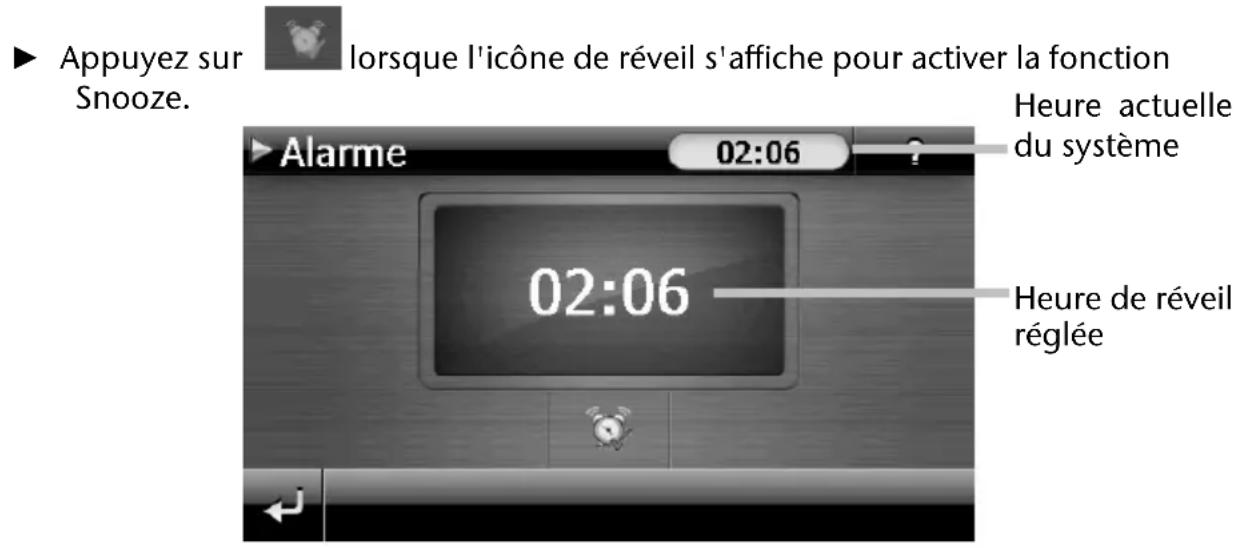 MEDION GoPal E4460 M40 - Fonction Snooze - 1
