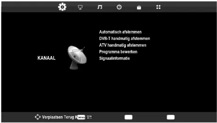 MEDION LIFE P12070 (MD 21296) - Menusysteem Menu KANAAL - 1