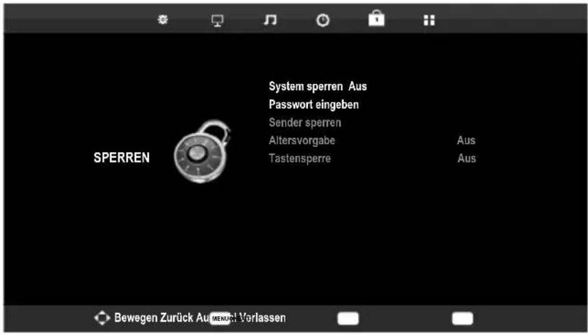 MEDION LIFE P12070 (MD 21296) - Menü SPERREN - 1